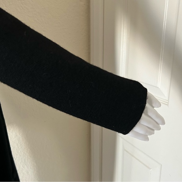 Anne Klein II Long Wool Button Up Long Sleeve Cardigan Sweater Dress - Large - Picture 5 of 15